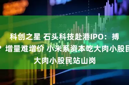 科创之星 石头科技赴港IPO：搏杀激烈？增量难增价 小米系资本吃大肉小股民站山岗